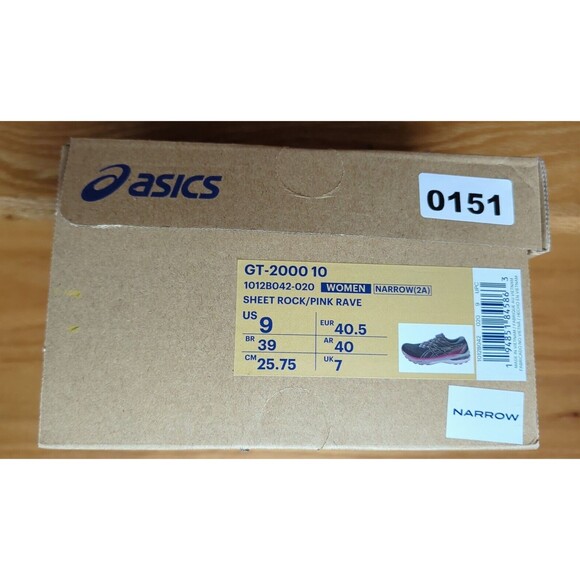 ASICS Women's GT-2000 10 Running Shoes, Size 9 Narrow Gray/Pink - Picture 11 of 11